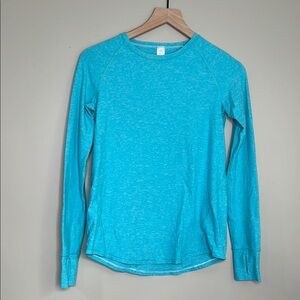 Ivivva Bright Blue Long Sleeve Shirt Girls 14